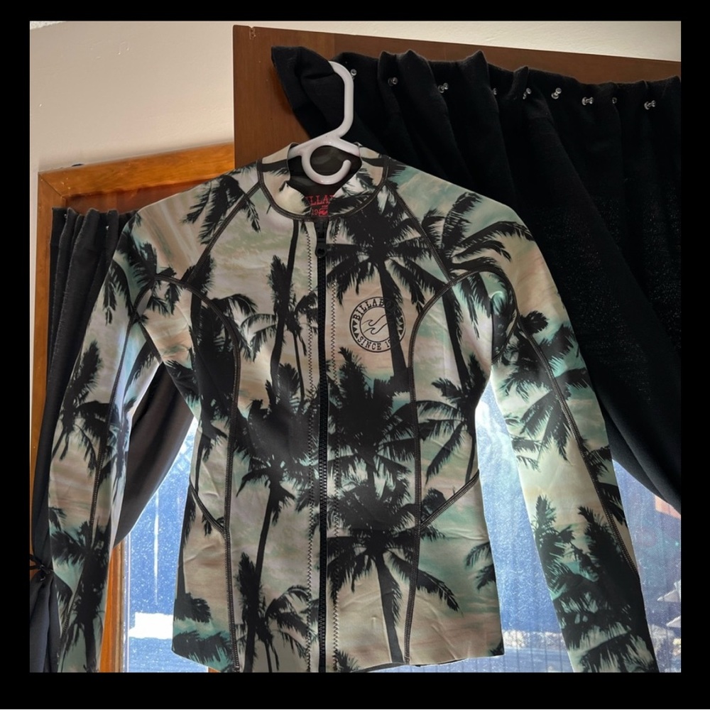 NWOT Old school Billabong Surf Capsule 1mm neoprene full zip jacket